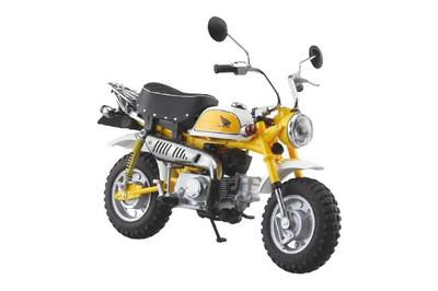 AOSHIMA Skynet Завершенный мотоцикл Honda Monkey Plasma Yellow 1/12