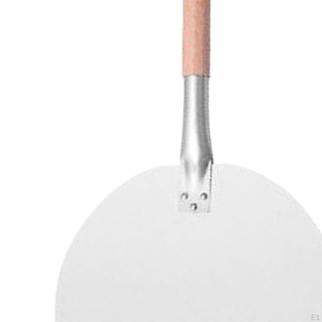 Pizza Spade, Convenient, with Wooden Handle, Homemade Bread Metal Paddle Peel for