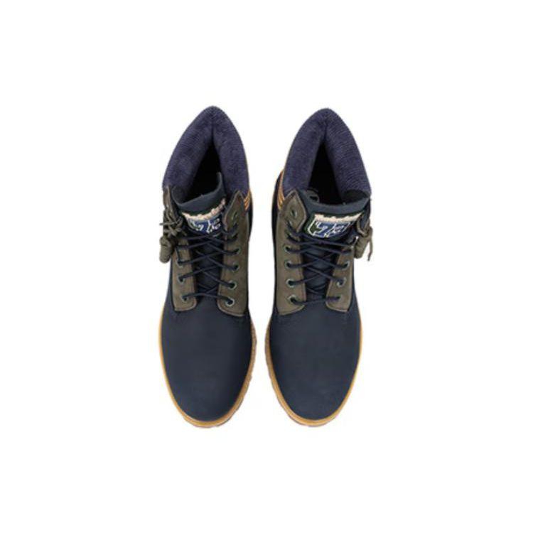 Timberland Удобные мужские ботинки для отдыха на открытом воздухе в стиле ретро, сине-зеленые, A5ZZF019