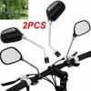 Reflector Bicycle Mirror Motorcycle Rearview Mirror E Bike Mirror Handlebar Back Sight Light