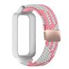 Плетеный ремешок+Чехол из ПК для Xiaomi mi band 9 8 active аксессуары спортивный магнитный Нейлоновый браслет correa+Чехол для Redmi band 3 2