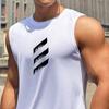 Men Stretch Quick Dry Vest Fitness Sports Casual Sleeveless Shirt