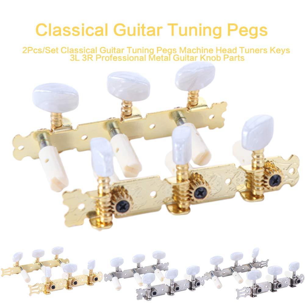 2Pcs/Set Machine Heads Machine Head Tuners Keys Guitar String Tuning Pegs Stringed Instruments