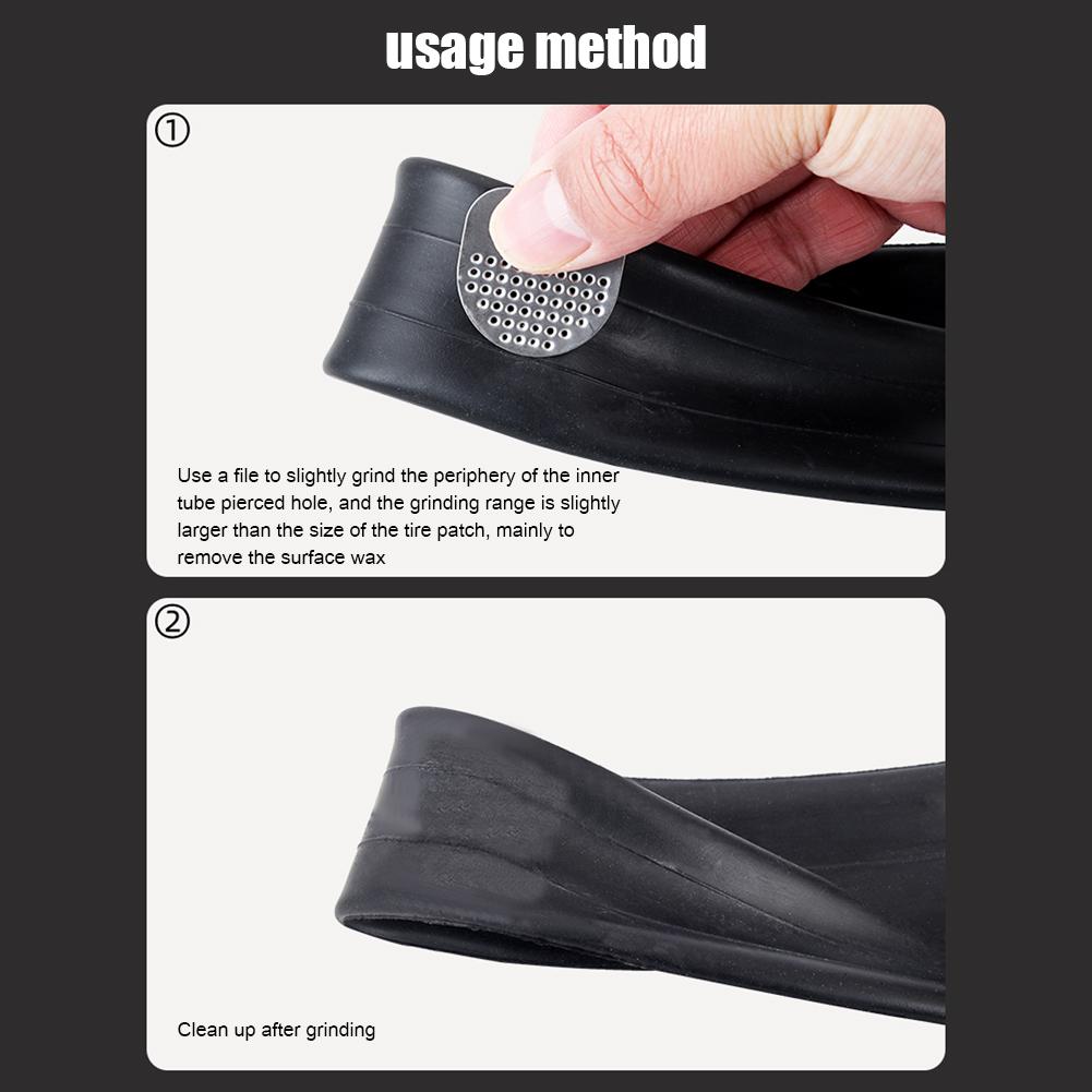 Bike Tire Repair Tool Kit Cycling Puncture Tools Biking Rubber Patch Piece Lever Sets Portable Dustproof Cycling Parts