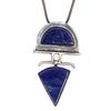 Lapis Necklace Blue Topaz  Lazuli Gifted Pendant Jewelry  Nicky