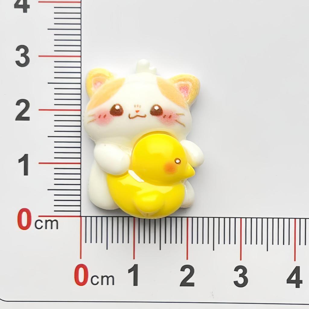 Милый котенок пена для ванны мультфильм шпилька DIY смоляные аксессуары