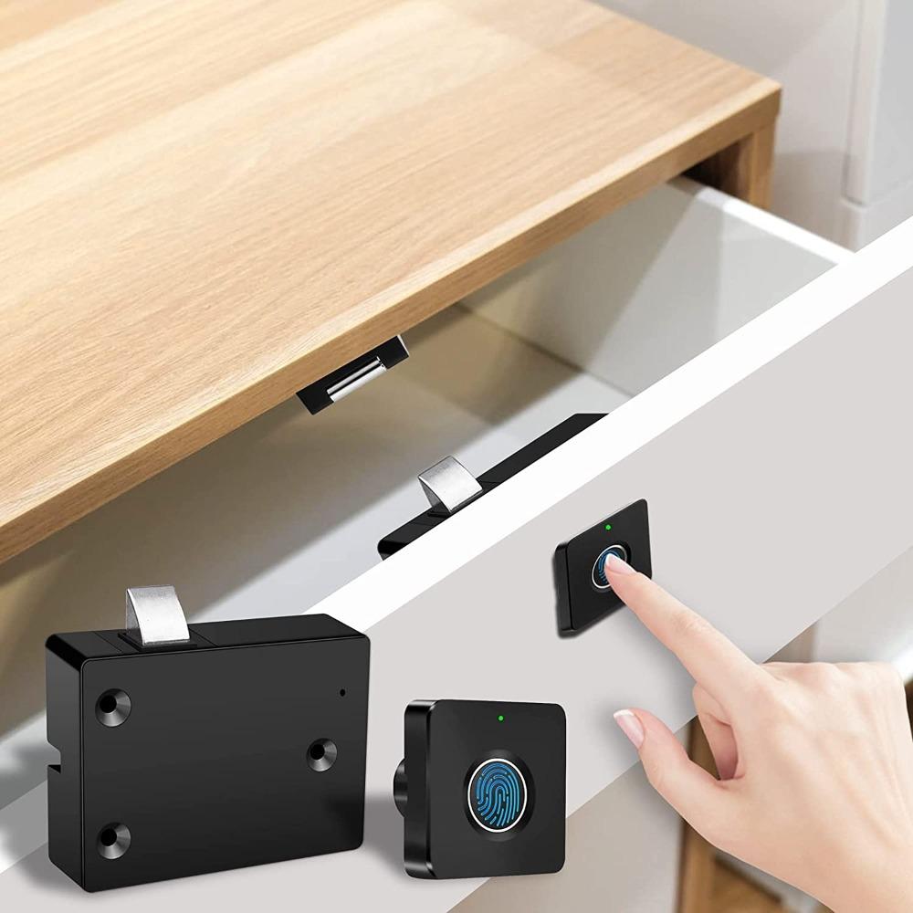 Storage Smart Biometric Hidden Home Fingerprint Lock Drawer Electronic Lock Security Lock Door Lock