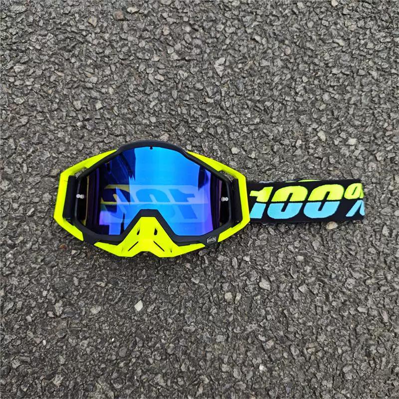 Helmet Goggles 100% Off-Road Motorcycle Helmet Goggles Windproof Goggles for Downhill Mountain Bikes to Protect Against Wind and Sand