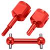 Front Axle Joint Aluminum Alloy Lightweight Joint Drive Shaft Set with Connector Cups for Tamiya