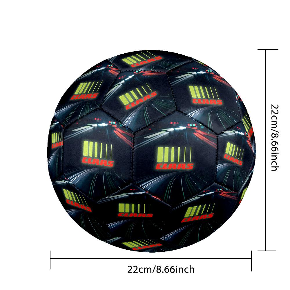 CLAAS Print Standard Size 5 Soccer Ball Durable Shock?Absorbing Ball For Training Match Outdoor Play