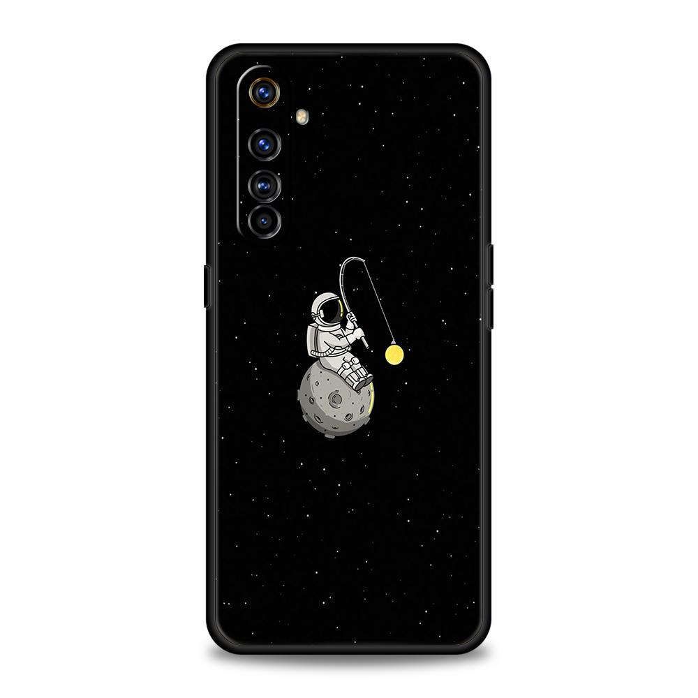 Милый чехол для телефона с астронавтом для Realme 13 12 11 10 9 8 5G 7 C25 C35 GT5 GT3 GT2 Pro Plus Для Realme GT Neo 2 3 3T 5 Чехол