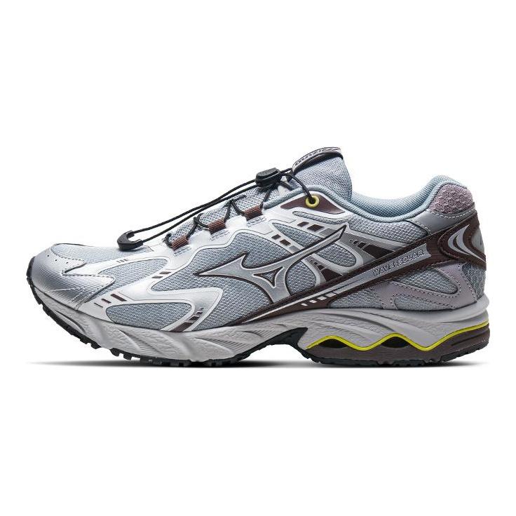 Mizuno Тренд Y2K Ретро Функциональные Нескользящие Прочные Поддерживающие Низкие Повседневные Кроссовки Унисекс Серебристо-Серый D1GH231811
