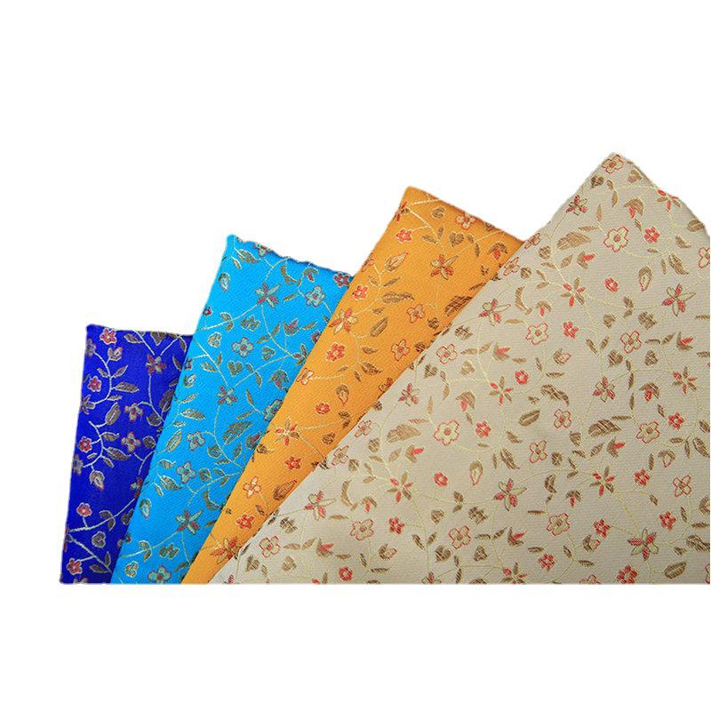 Парча Ткань из рисовых цветов Ханфу Нейлон для Свадебного Чехла Си Па и Ципао DIY