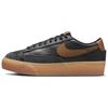 New Blazer Anti Slip Wear Resistant Low Top Skateboard Shoes Women's Black DJ0292-003