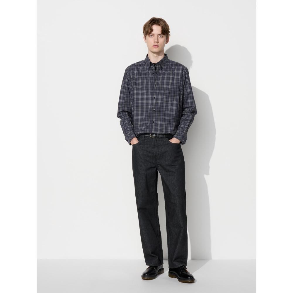 Uniqlo Широкие прямые джинсы