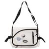 Canvas Bag Women's Large Capacity Postman Bag Women's Male Student One Shoulder Crossbody Bag