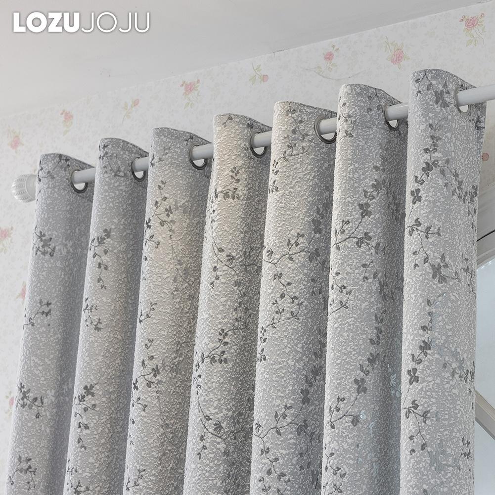 1 шт. LOZUJOJU Винтажные Жаккардовые Шторы в Сельском Стиле, Серые Плетеные Ветки Лианы Лист Прозрачные Шторы для Спальни Гостиной Домашний Декор