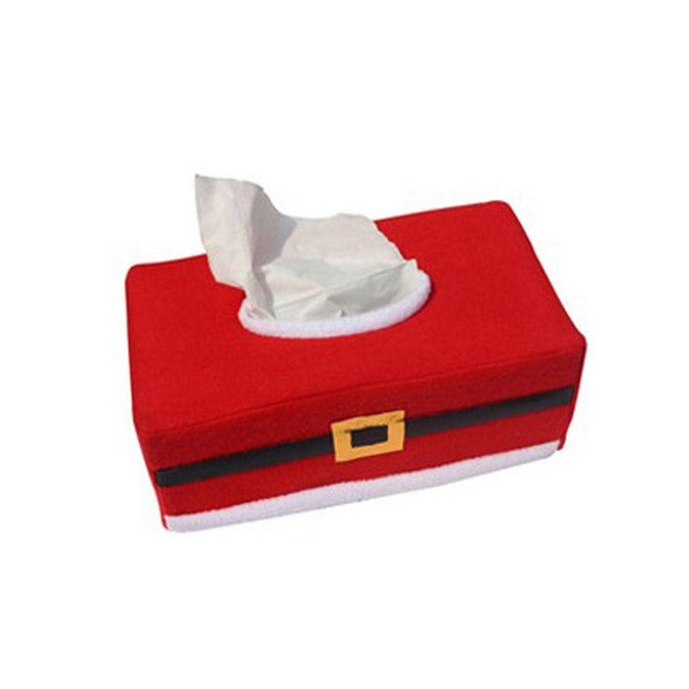 Case Ornaments Home Decoration Table Decor Napkin Holder Tissue Box Cover Christmas Decorations
