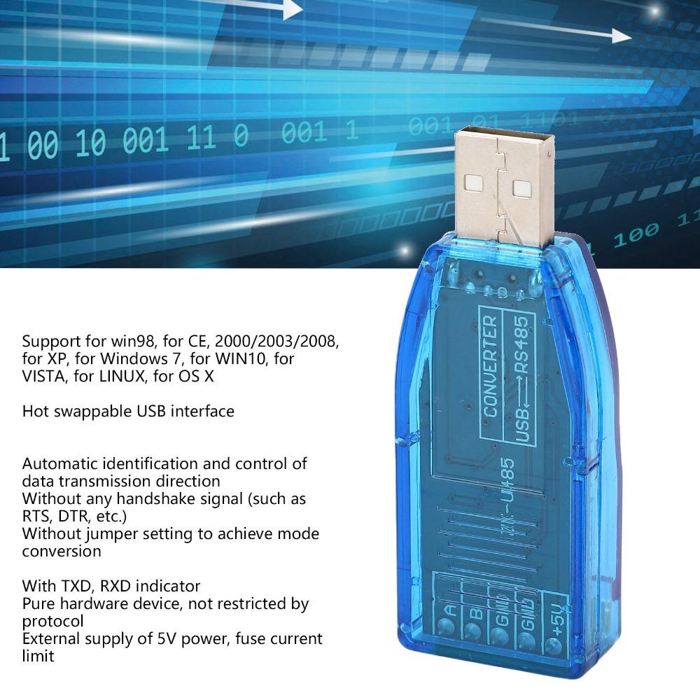 CH340 Chip USB To RS485 Converter Practical Communication Module  Serial Line Converter