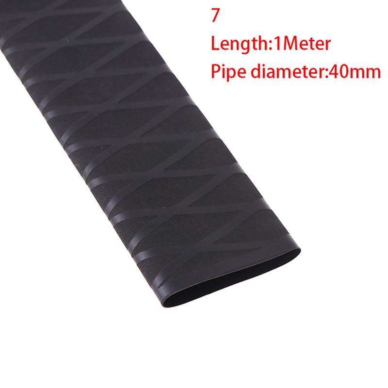 Противоскользящая термоусадочная трубка для удочки/ракетки/велосипедных ручек 1 м 18-40 мм