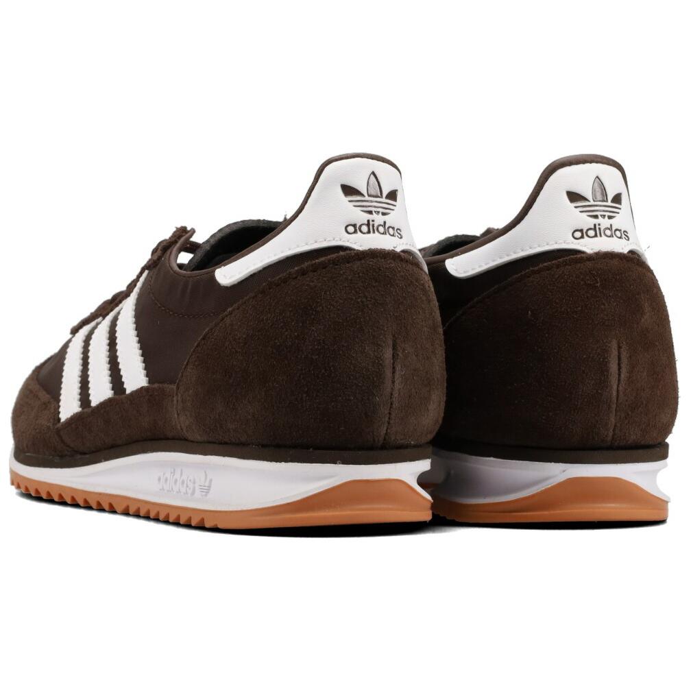 Adidas SL72 OG темно-коричневые белые резиновые женские кроссовки Cloud-White JI0188