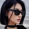 Модные женские поляризационные солнцезащитные очки 2025: Стильный, Для похудения лица, Защита от УФ-излучения для вождения