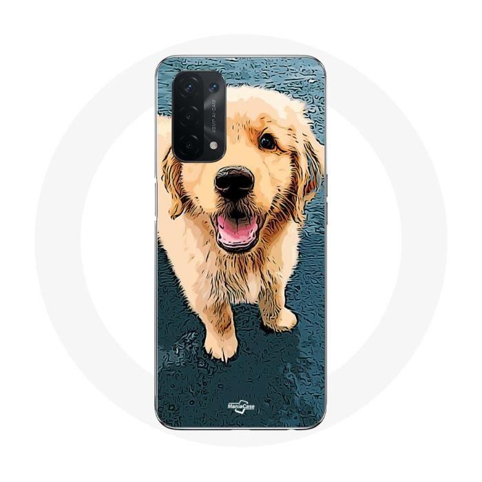 Coque pour Oppo A74 golden retriever Chiot