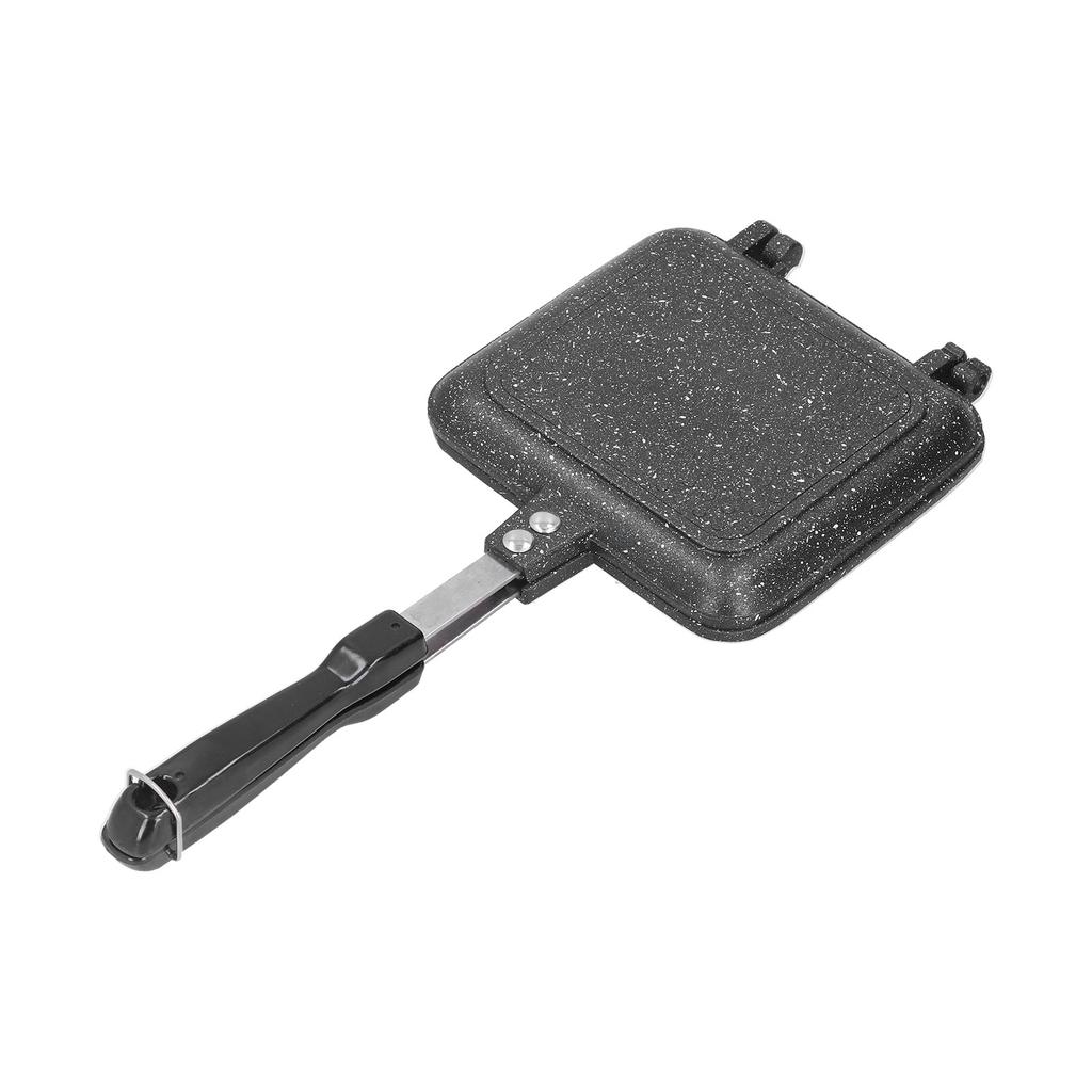 Форма для сэндвичного хлеба Двусторонняя сковорода Сковорода с антипригарным покрытием Алюминиевая сковорода для завтрака и блинов для кухни