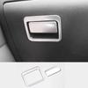 For Toyota RAV4 2019-2025 Silver Steel Co-Pilot Storage Box Handle Cover Trim