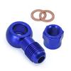 Алюминиевый синий адаптер-банджо от AN6 до 12,5 мм + крышка для топливного насоса 044, автомобильный аксессуар