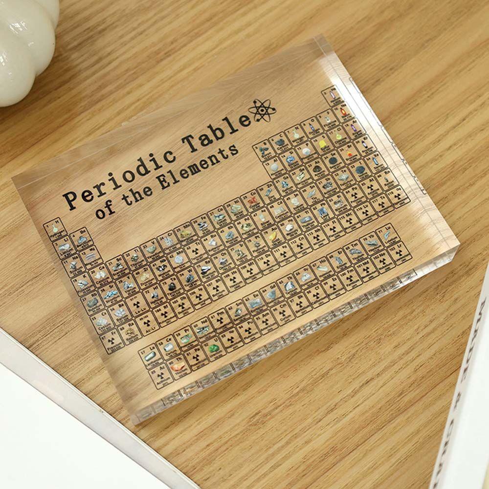 Принадлежности Школа Домашнее украшение Периодическая выставочная доска Дисплей химических элементов Периодическая таблица
