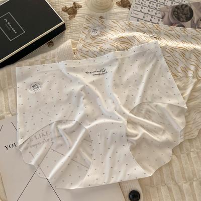 Плюс Размер Женское Милое Без Шрамов Без Складок Бедра Удобная Кожа Дышащая Средняя Талия Нижнее Белье