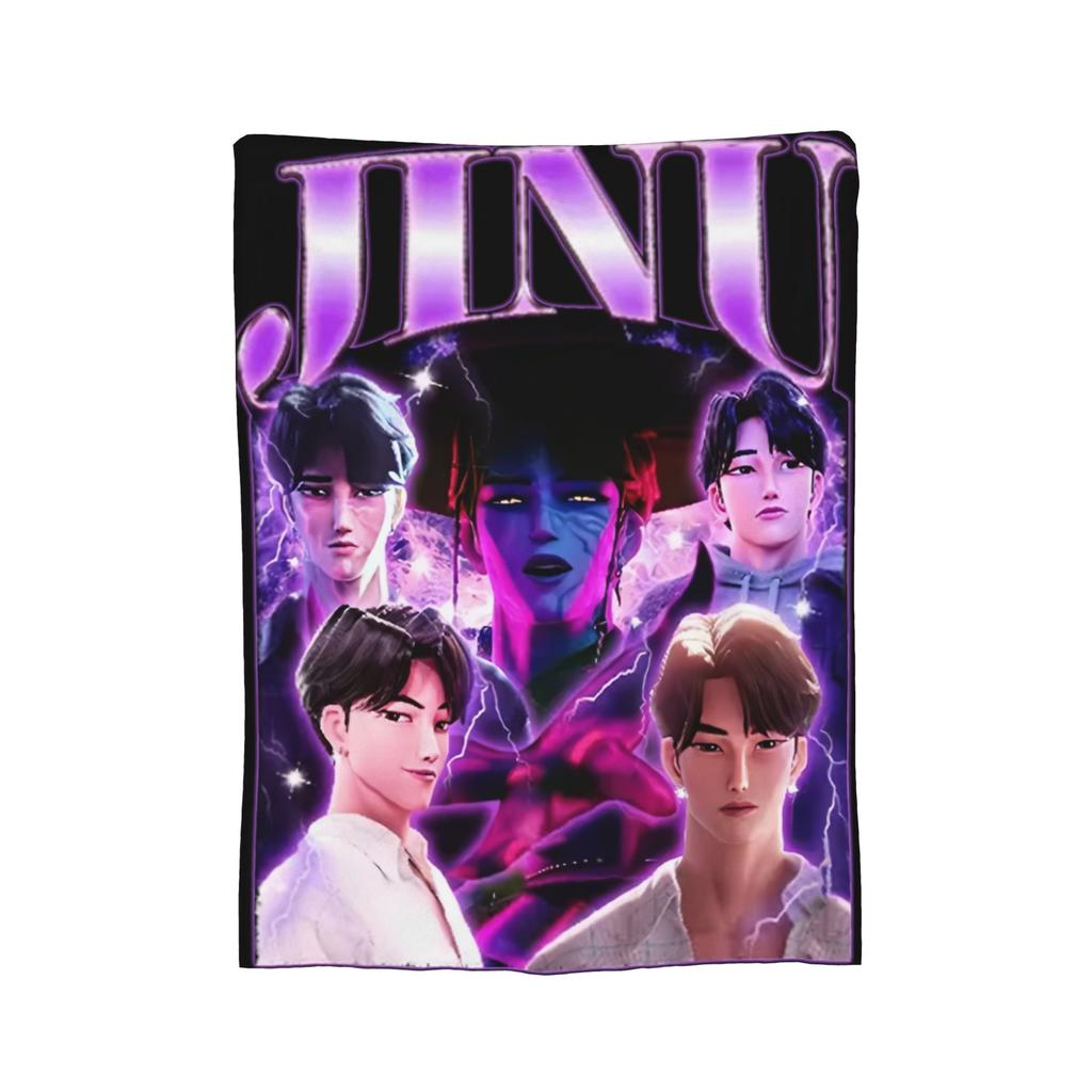 Покрывало для одеяла Jinu K-Kpop D-Demon H-Hunters Фланелевые пледы Летнее кондиционирование Портативное Мягкое Теплое Постельное покрывало