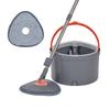 VECELO Floor Mop with Wet and Dry Spare Mop Wet Dry Rotary Floor Home Commercial Cleaning No Hand Washing Easy Space Gray Bucket, Wringer, Use,