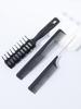 3-piece Fluffy Massage Salon Hair Steel Needle Tip Tail Comb and Double-sided Hair Comb Set Special for Real Hair Wigs