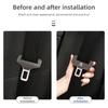 hijk1 Car Seat Belt Buckle Protector Safety Belt Anti-scratch Cover For Volkswagen VW Golf 4 6 GTI Tiguan Passat B5 B6 B7 CC Jetta MK5