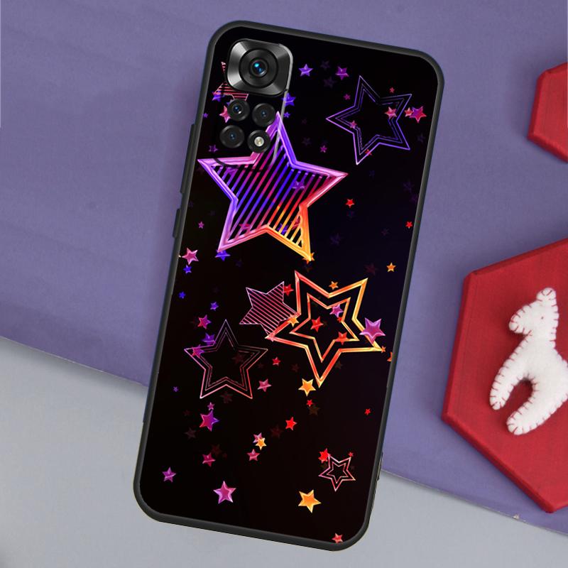 Stars Colourful Funda For Xiaomi Redmi Note 14 13 12 Pro 11 9 10 9S 10S 11S 12S Redmi 14C 10C 12C 13C Case