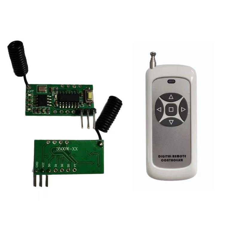 4-Channel 433MHz Superheterodyne Wireless Receiver Module - Learning Type 1527