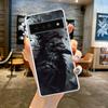 Черный Ворон Чехол для Телефона для Google Pixel 9 8 7 6 5 4 4XL Мягкий ТПУ 7A 6A 5A 4A 3A Pro XL 5G Прозрачный Корпус Fundas Capas