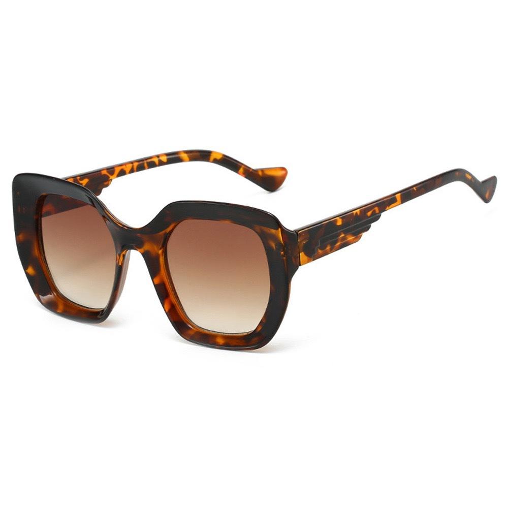 Transparent Color Matching Frame Sunglasses Ins Trendy Personalized Box Sunglasses Men And Women The Same Casual Glasses