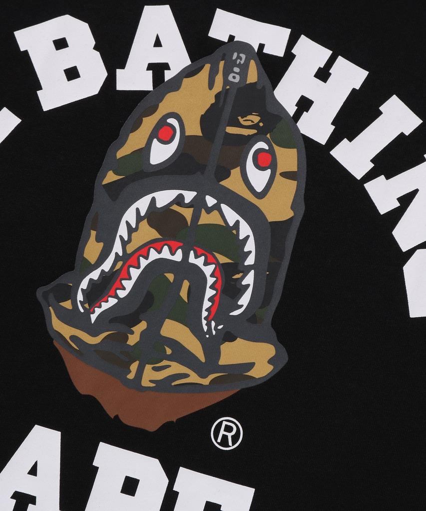 Футболка Beipeu First Camo Shark Sagein College Свободного кроя (M) черный