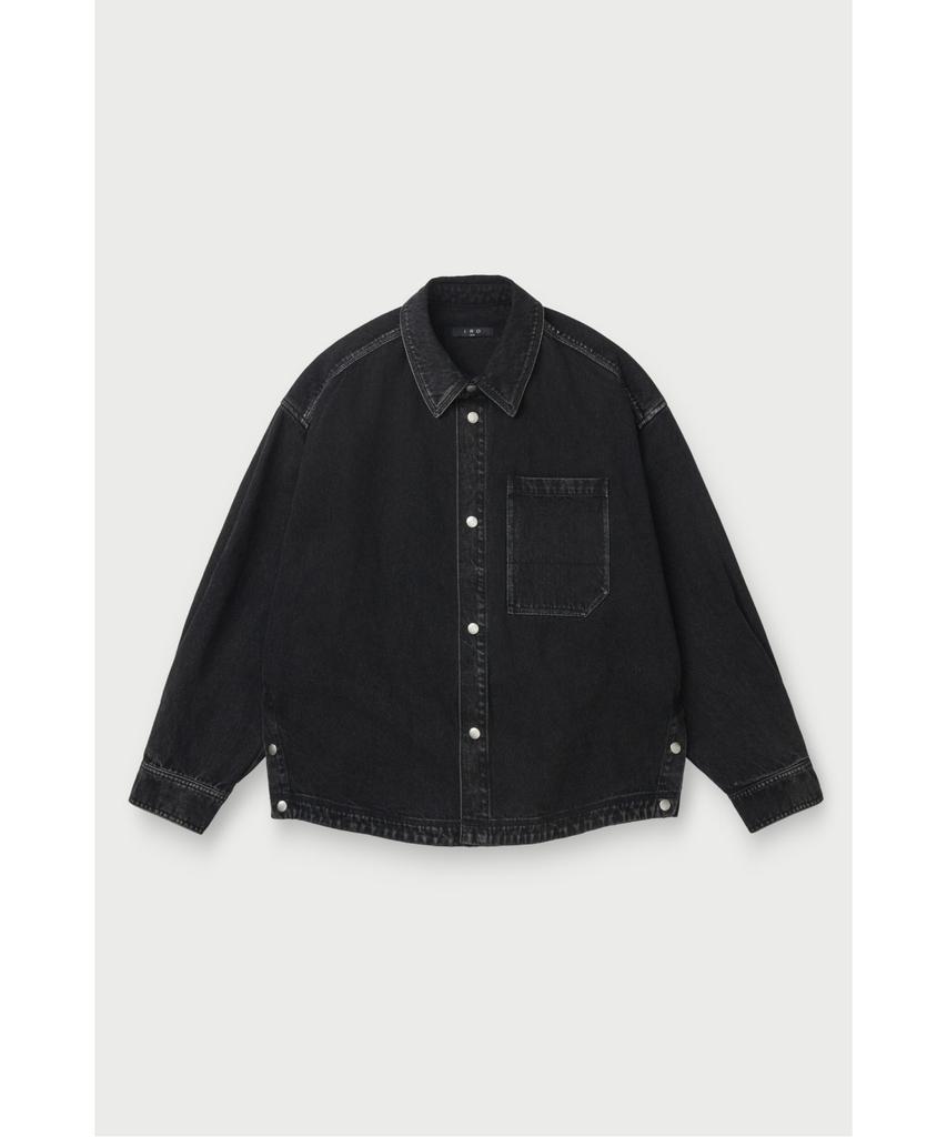 Iro Chen Faded Denim Work Jacket Irjcs26028Bkx