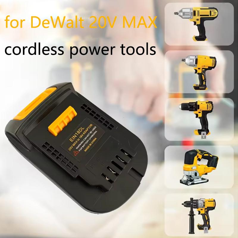 Для Einhell на для Dewalt Адаптер для Einhell 18V Li-ion Аккумулятора Конвертер на для Dewalt 20v Аккумулятора Беспроводные Электроинструменты Дрель