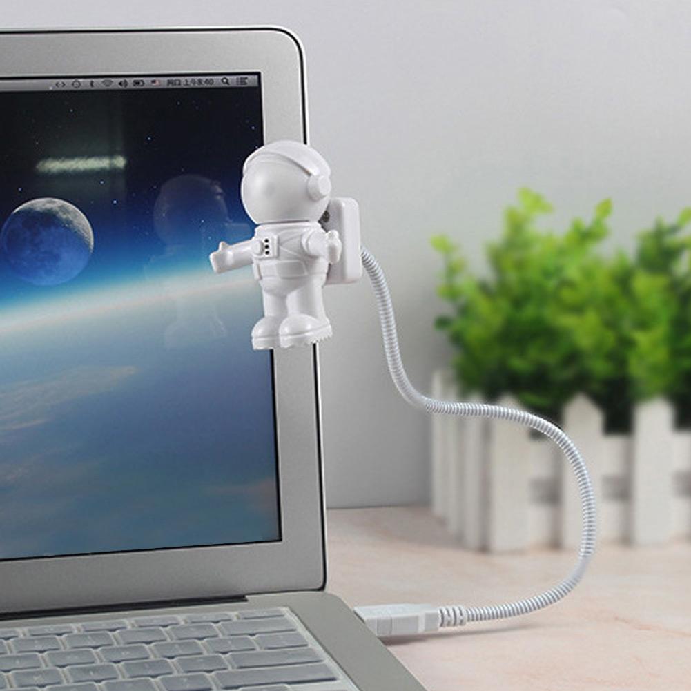 Энергосберегающий мини-ночник с USB-светодиодом в форме астронавта/космонавта, лампа для компьютера, ноутбука