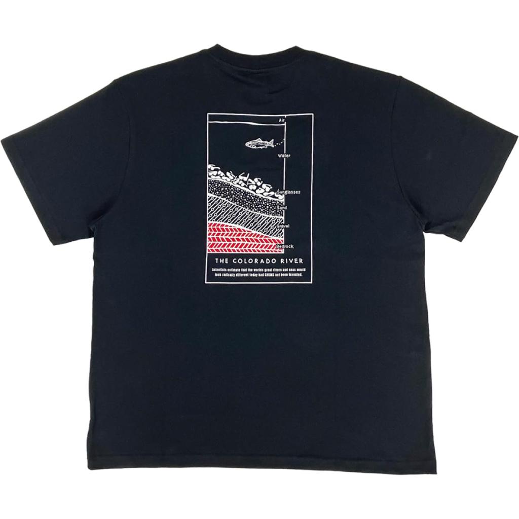 Футболка Clean River Black [Chums] Футболка мужская