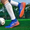 Men's Soccer Shoes TF Non-Slip Turf Soccer Cleats Train Shoes High Quality Comfortable Sneakers Fashion High Top Football Boots