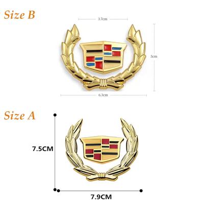 Для Bage Escalade Tiburon CT6 CTS XTS ATS SRX XT5 STS CT5 Deville BLS Наклейка на заднее стекло кузова автомобиля Боковая наклейка Эмблема Наклейки