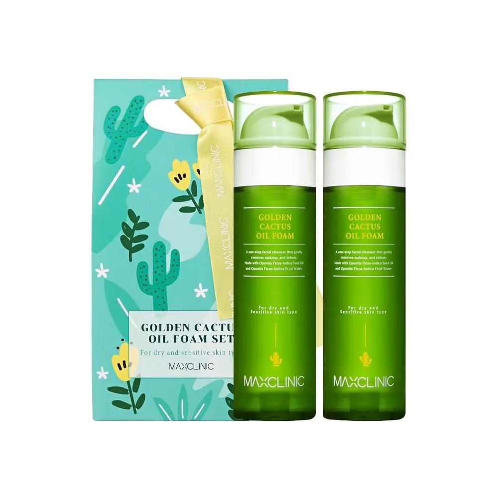MAXCLINIC Oil Foam Cleansing Golden Cactus Large Size 110g 2 Pieces
