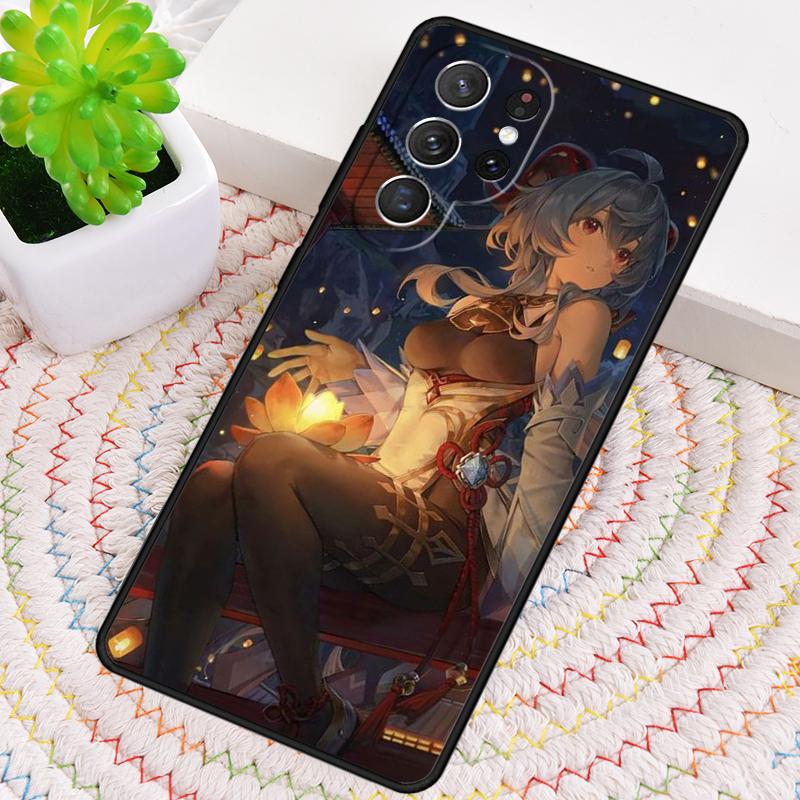 Силиконовый чехол для телефона Genshin Impact Гань Юй Для Samsung Galaxy note 10 pro S26 S25 S24 S23 S22 S21 Plus S25Ultra Capa Cover