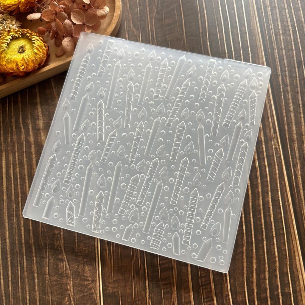 3D Textured Plastic Embossing Mold - Concave-Convex Template for DIY Journal Embossing, Set of 39.